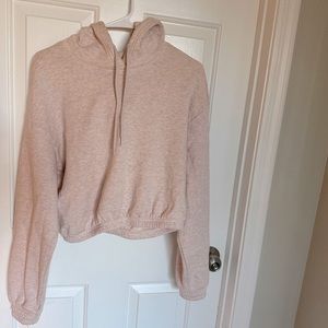 H & M cropped hoodie